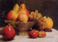 果物のボウルの静物画 アンリ・ファンタン・ラトゥール